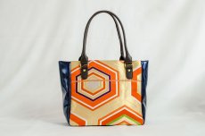 Photo3: 【K4434-ORGT-L12A】Handbag made of Japanese traditional OBI (3)