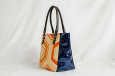 Photo4: 【K4434-ORGT-L12A】Handbag made of Japanese traditional OBI (4)