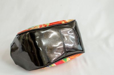 Photo3: 【K9200-ORGP-L12C】Metal clasp hand bag made of Japanese traditional OBI